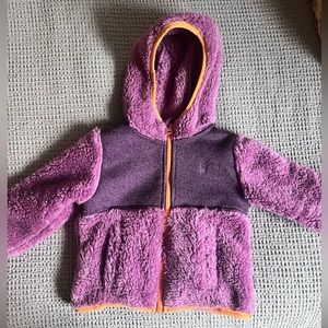 Spyder Toddler Fleece. Purple with Orange trim. 18m